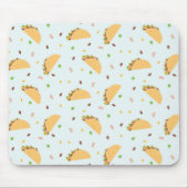 タコスのパターンに飢えている マウスパッド (正面)