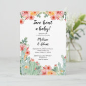 タコスのベビーバビシャワー招待状 招待状 (スタンド正面)