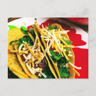 タコスのポストカード ポストカード