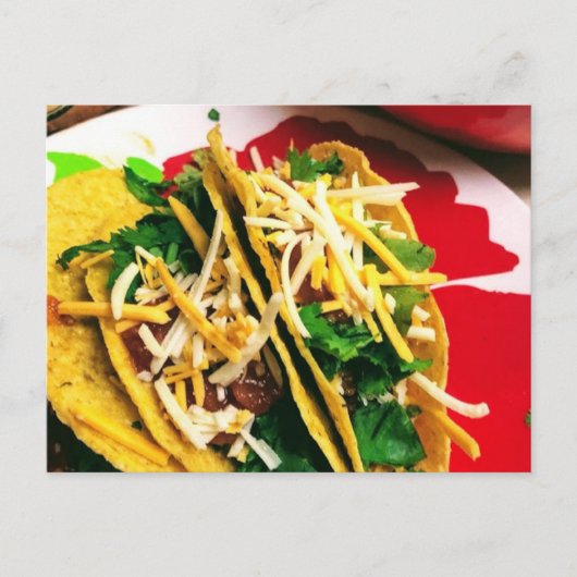 タコスのポストカード ポストカード (正面)
