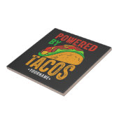 タコスのメキシコ料理好きで動く タイル (側面)