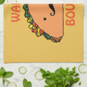 タコスの一続きにそれが台所タオルのユーモアほしいと思って下さい キッチンタオル (折り畳み)