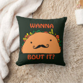 タコスの一続きにそれが枕ユーモアの食糧ほしいと思って下さい クッション (ブランケット)