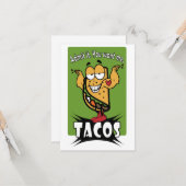 タコスの人 カード (正面/裏面インサイチュ)