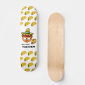 タコスの匂いを嗅ぐ?!セノールガトスケートボード スケートボード (正面)