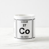 タコスの周期表 コーヒーマグカップ (中央)