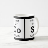 タコスの周期表 コーヒーマグカップ (正面右)