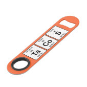 タコスの周期表 スピード栓抜き (正面アングル)