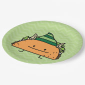 タコスの小妖精や小人 ペーパープレート (アングル)