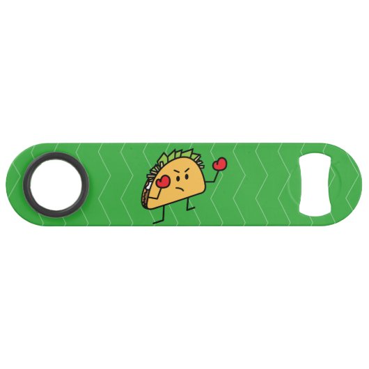 タコスの戦闘機のボクサーのトーティーヤの貝の手袋 スピード栓抜き (正面(横))