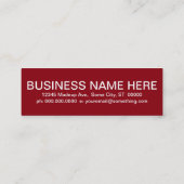 タコスの顧客の感謝(モダンな正方形) ロイヤリティカード (裏面)