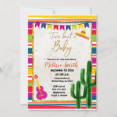 タコスの「一続きベビーのフェスタのベビーシャワーの招待状 招待状 (正面)