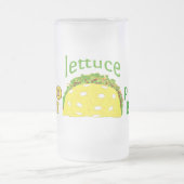 タコスのPickleballのおもしろいな発言 フロストグラスビールジョッキ (中央)