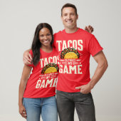 タコスは僕のゲームを高める レトロな友達 Tシャツ (ユニセックス)