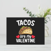 タコスは私のバレンタインデーの食べ物おもしろい愛好家である 招待状 (スタンド正面)