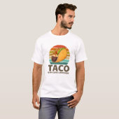 タコスは私の愛する言語タコスおもしろいメキシコ料理 Tシャツ (正面フル)