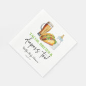 タコスもオムツも!赤ちゃんシャワー スタンダードランチョンナプキン (角)