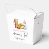 タコスもオムツも!赤ちゃんシャワー フェイバーボックス (裏面サイド)