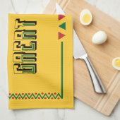 タコスを再素晴らし作する キッチンタオル (四つ折り)