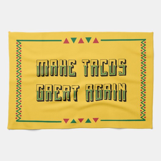 タコスを再素晴らし作する キッチンタオル (横)