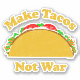 タコスを戦争にしない シール