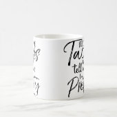 タコスを食べて私のことをかわいいバカって言って コーヒーマグカップ (中央)