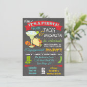 タコスアンドテキーラ婚約パーティ招待状 招待状 (スタンド正面)