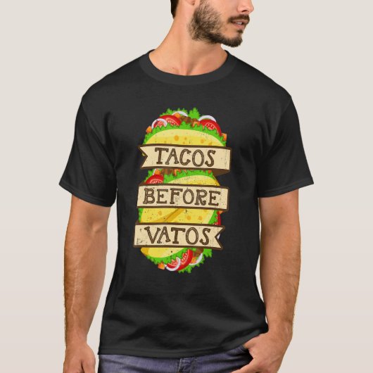 タコスウィーンバトスバレンタインデータコ Tシャツ (正面)