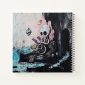 タコスカルタロットOracle Cards Witchy AI Art ノートブック (裏面)