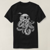 タコスカルモンスタークラケンシュルフスカル 男性へ Tシャツ (デザイン正面)