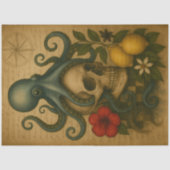 タコスカル航海のゴシック様式の装飾(レモン付) 薄葉紙 (正面)