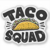 タコスクワッド シール (正面)