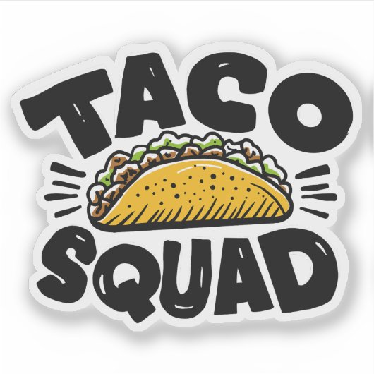 タコスクワッド シール (正面)