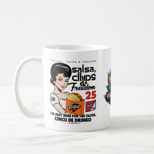 タコスクワッドMUG コーヒーマグカップ (左)