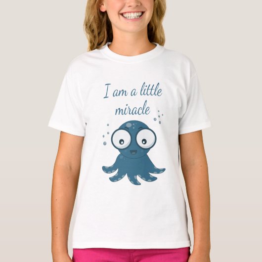 タコスケッチ私は少し奇跡だ Tシャツ (正面)