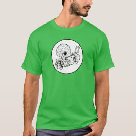タコスケート1 - スケートボードをするタコ  Tシャツ