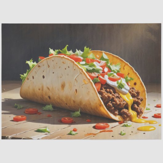 タコスチルライフデコページ 薄葉紙 (正面)