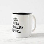 タコステキラとオーストラリアおもしろいの羊飼い2-T ツートーンマグカップ (正面右)