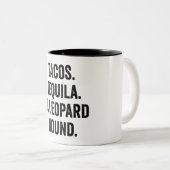 タコステキラアンドレオパードハウンド ツートーンマグカップ (正面右)
