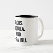 タコステキラアンド柴犬 ツートーンマグカップ (正面右)