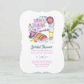 タコステキラスティアラスラストパーティーブライダルシャワー 招待状 (スタンド正面)
