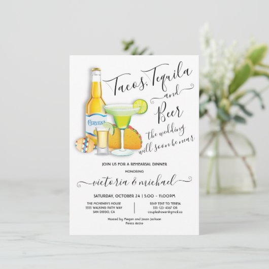 タコステキラ&ビールリハーサルディナーフィエスタインヴィット 招待状 (スタンド正面)