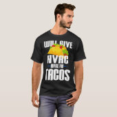 タコス与えのHvacアドバイスの概要 – おもしろい Hvac Techn Tシャツ (正面フル)