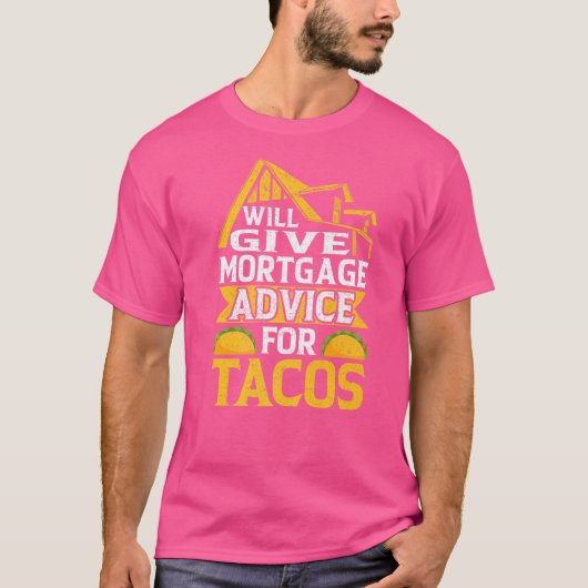 タコス住宅ローンアドバイス責任者1 Tシャツ (正面)