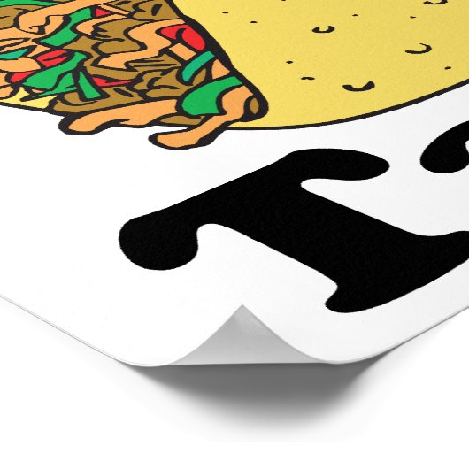 タコス信じトで ポスター (角)