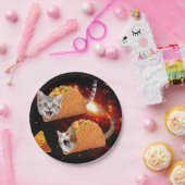 タコス内の猫宇宙 ペーパープレート (パーティー)