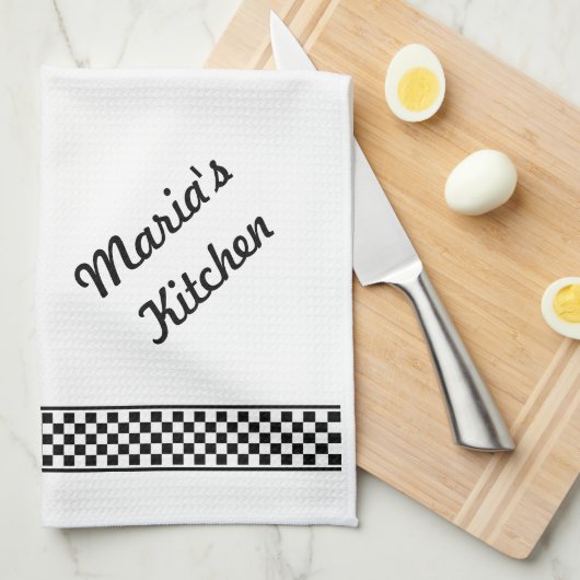 タコス及びホットソース- Hola! キッチンタオル (四つ折り)