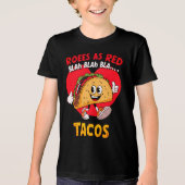 タコス好きのための面白いタコスTシャツデザイン トライブレンドTシャツ (正面)