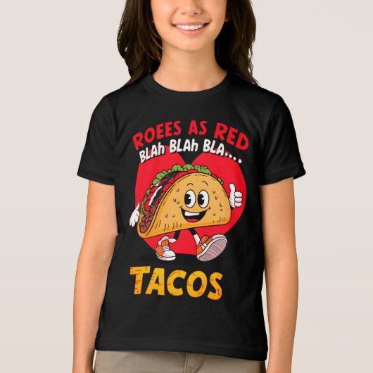 タコス好きのための面白いタコスTシャツデザイン トライブレンドTシャツ (正面)