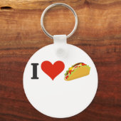 タコス好きのタコスが大好き キーホルダー (正面)